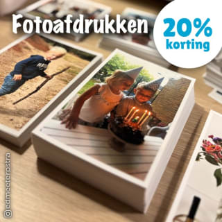 20% korting op fotoafdrukken bij Smartphoto