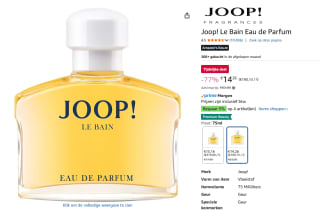 Joop! Le Bain Eau de Parfum 75 ml Damesparfum voor €14,26 bij Amazon