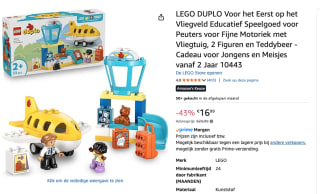 LEGO DUPLO voor het eerst op het vliegveld voor €16,99 bij Amazon