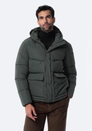 Parka gruesa repelente al agua de Hombre TEX por 15.99€ en dos colores