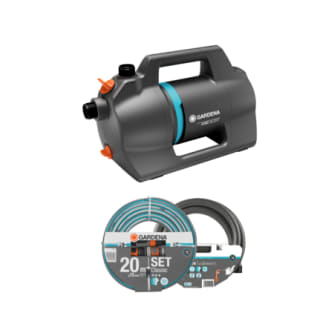 Gardena besproeiingspomp 4100 Silent incl. slangen en koppelingen voor €126 bij Gamma