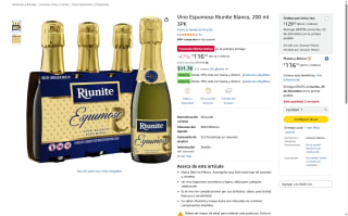 Vino Espumoso Riunite Blanco 3PK por $129 | Amazon