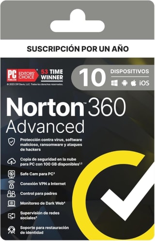 Norton Antivirus 360 por $320 | Amazon