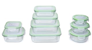 Lot de 12 boîtes de conservation Alpina en verre avec couvercle à 34,99€