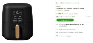 Freidora de Aire 5.7L por $799 | Bodega Aurrera