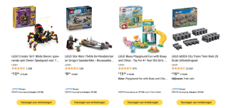 3=2 op Geselecteerde Lego sets bij Amazon