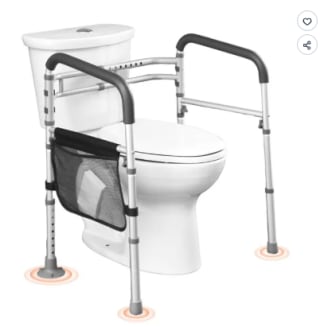 Cadre de Toilette Sécurisé Pliable Réglable VEVOR à 68,99€
