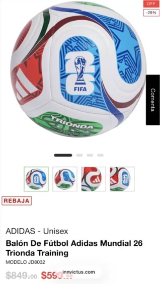 Balón Trionda Training Adidas por $360 | Innvictus (KueskiPay)