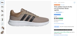 Tenis Adidas Lite Racer 4.0 por $569 | Oferta Mercado Libre