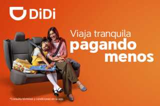 30% en viajes DiDi Express en DiDi (hasta $30.00)