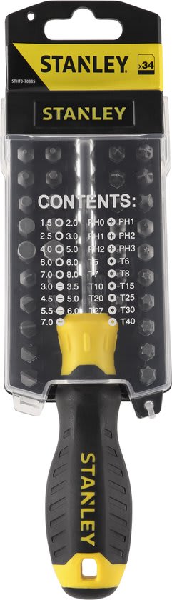 Stanley Multibit Schroevendraaier voor €7,20 met bol select
