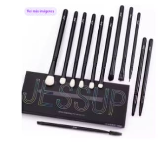 Juego de 12 Brochas Jessup para Ojos y Cejas T322 por 14,62€