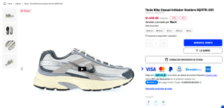 Tenis Nike Casual Initiator Hombre por $895 | Martí (Mercado Pago)