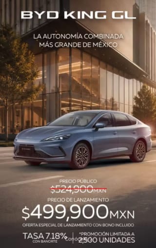 BYD King 2027 DM-Í por $499,900 | Preventa