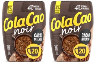 2 Botes de ColaCao Noir 0% Azúcares Añadidos, 300g por 5.54€