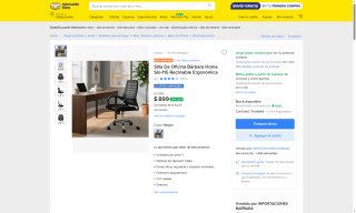 Silla de Oficina Bárbara Home SLO-115 por $899 | Oferta Mercado Libre