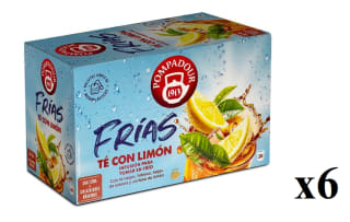 6 x FRÍAS Té con Limón 20 bolsitas por 10.16€