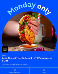 Free 12-Month Tastecard via O2 Priority Offer