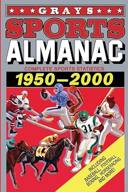 Grays Sports Almanac: Complete Sports Statistics, 1950-2000 por $371 en Amazon