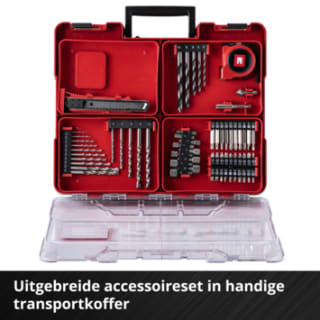 Einhell accu-klopboormachine-set TE-CD 18/40 Li-i +64 (2x2,0 Ah) voor €99 bij Karwei