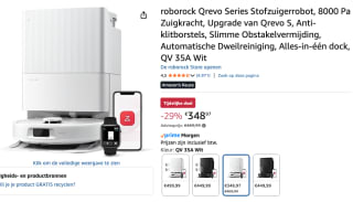 Roborock QV 35A robotstofzuiger voor €348,97 bij Amazon