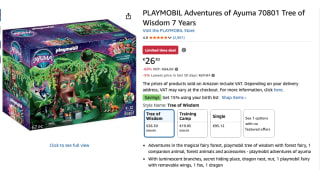 PLAYMOBIL Ayuma - Boom der Wijsheid voor €26,30 bij amazon