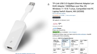 TP-Link UE300 USB-A voor €7,90 bij Amazon