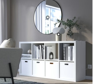 Étagère blanche KALLAX - 77x147 cm à 69,99€