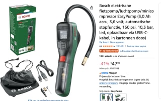 Bosch EasyPump Accupomp - 3.6 V Li-Ion voor €47,99 bij Amazon