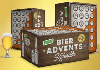 Bier adventskalender voor €59,99 bij Poiesz