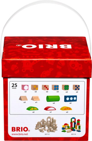 BRIO 25 Houten blokken met patroon voor €16,88 bij Bol