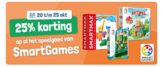 25% korting op alle speelgoed van SmartGames bij Lobbes
