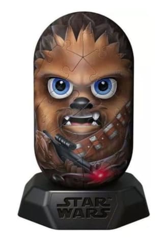Puzzle 3D Ravensburger Hylkies Star Wars Chewbacca por 4€.