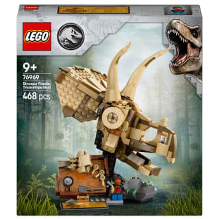 LEGO Jurassic World Dinosaurusfossielen: Triceratops schedel voor €20 bij Smyths Toys