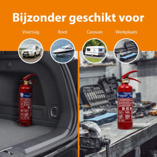 Smartwares 10.018.56 — Brandblusser Poeder 1 kg voor €16 bij Bol