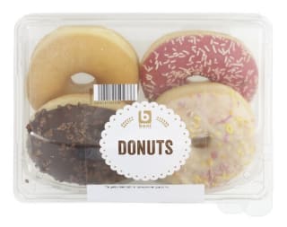 4 donuts voor €1,66 bij Colruyt