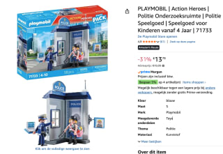Politie verhoorkamer (71733) voor €13,97 bij Amazon