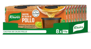 Pack de 8 Knorr - Cacitos de caldo pollo, 112g por 5.68€