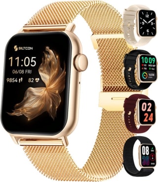 Siltcon® Seréa Smartwatch Dames - Horloge Dames - Stappenteller Horloge Dames