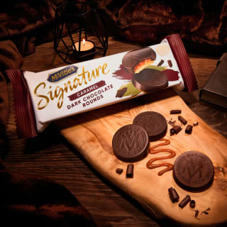 McVitie's Signature Dark Chocolate Rounds Biscuits 109g for £0.95 at Tesco
