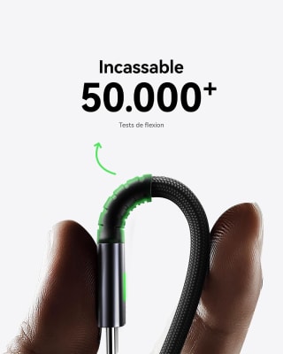 INIU USB-C naar USB-C-kabel (100 W, 2 m) voor €4,35 bij Amazon Belgie