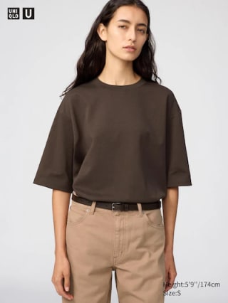 AIRism Katoenen Oversized T‑Shirt voor €12,90 bij Uniqlo