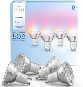 Philips Hue Essential Smart LED GU10 (4-pack) voor €51,19 bij Amazon