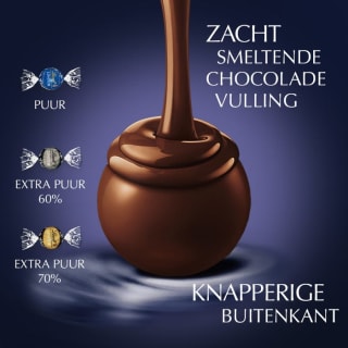 Lindt LINDOR Pure Assorti chocolade bonbons 500g voor €7,20 bij Lindt