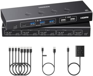 UGREEN HDMI KVM Switch 4-in-1 4K@60Hz voor €71,99 bij Amazon
