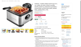 Freidora Chefman RJ07-45-SS-D 4.5L Acero Inoxidable por $923 | Amazon