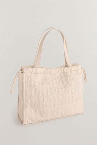 Bolso de cordones y bordado de logo Pedro del Hierro por 35€