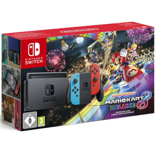 Nintendo Switch (Rouge/Bleu) + Mario Kart 8 Deluxe pour 199,95€ chez LDLC