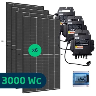 Kit Solaire Autoconsommation 3000 Wc Bifacial APSystems à 759,90€