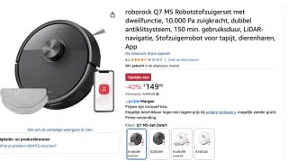 roborock Q7 M5 Robotstofzuigerset met dweilfunctie, voor €149,99 bij Amazon
